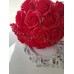 Булчински букет с луксозни червени рози и кристали Сваровски Red Roses Passion
