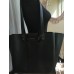 Модерна дамска кожена чанта през рамо тип торба - Prada